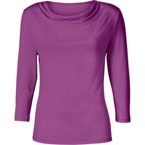 T-shirt - Violet - Viscose/Elastaan