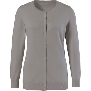 Dames Vest in steengrijs