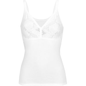 Dames Behahemd zonder beugel in wit