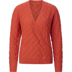 Dames Ajourpullover in terra