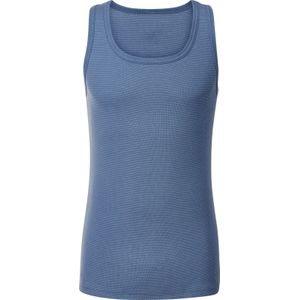 Heren Onderhemd in lichtblauw gestreept