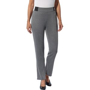 Classic Basics - Geweven Broek - Zwart-steengrijs Visgraat - Chino Broeken