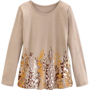 Classic Basics - Shirt - Oker - Lange Mouwen - 100% Katoen