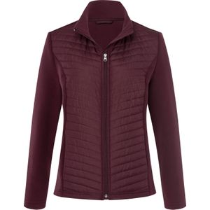 Classic Basics - Fleecejack - Wijnrood - Ritssluiting - Lange Mouwen