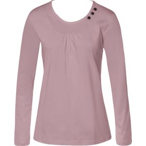 Dames Shirt met ronde hals in mauve