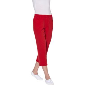 Dames Capribroek in rood