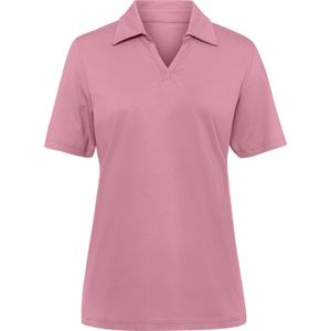 Dames Poloshirt in oudroze