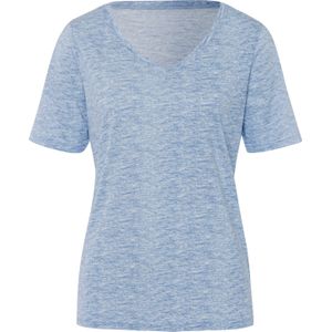 Classic Basics - T-shirt - Hemelblauw mêlee - Korte Mouwen - V-hals