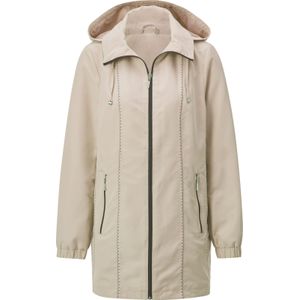 Classic Basics - Anorak - Zand - Met Capuchon - Lange Mouwen