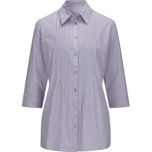 Dames Longline blouse in lila