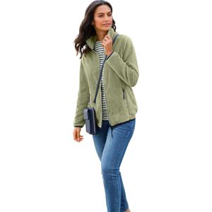 Fleecejack - Rietgroen - Dames