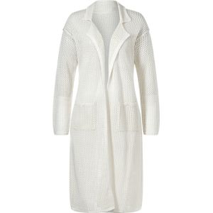 Dames Gebreide mantel in ecru