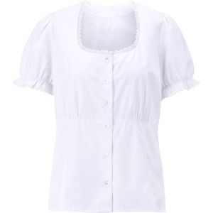 Dames - Folkloreblouse - Wit