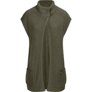 Dames Vest in kaki