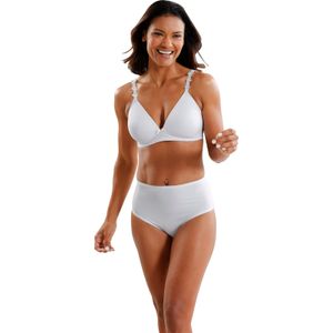 Dames Heupslip in mint + wit