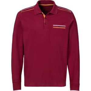 Poloshirt in donkerrood