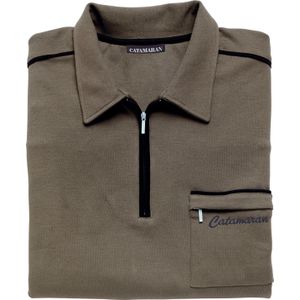 Heren Poloshirt met korte mouwen in rietgroen