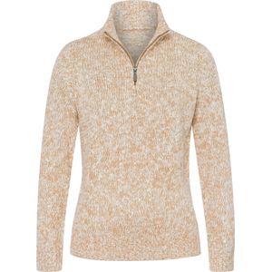 Gebreide Trui - Camel Mêlee - 100% Polyacryl - Lange Mouwen