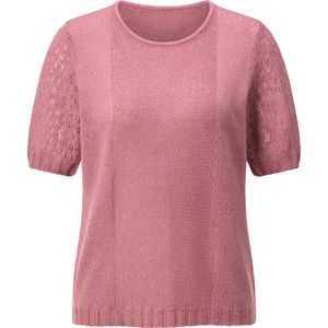 Pullover - Oudroze - 100% Polyacryl - Korte Mouwen