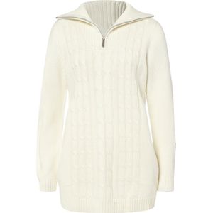 Dames Lange pullover in ecru