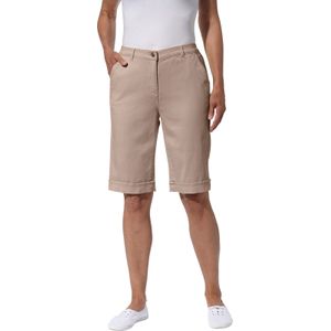 Dames Jeansbermuda in sesam