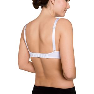 Dames Behaverlengstukken - Set van 4 - Wit Champagne Huidkleur Zwart - 100% Polyamide