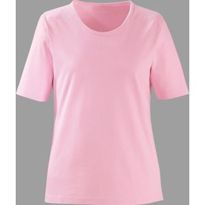 Dames Shirt met ronde hals in roze
