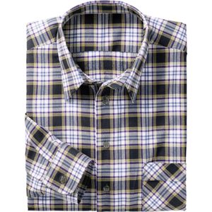 Overhemd - Ruitdessin - Flanel - Lange Mouwen - Comfortmodel