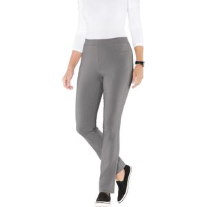 Stretchbroeken - Grijs - 77% Viscose 20% Polyamide - Comfortabele Pasvorm