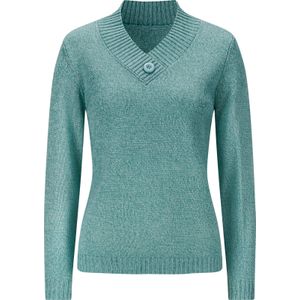 Gebreide Trui - Ocean/Kalkmint - 100% Polyacryl