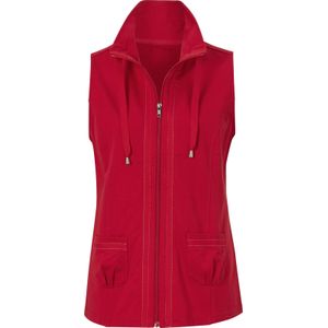 Dames Shirtvest in rood