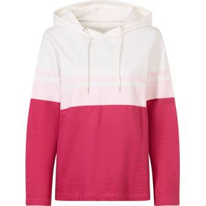 Dames Sweatshirt in fuchsia/lichtroze