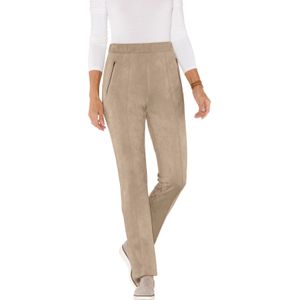 Dames Comfortbroek in sesam