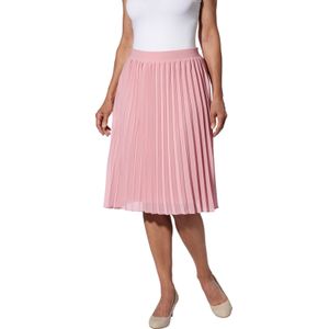 Dames plissérok in hortensia