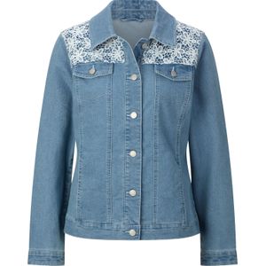 Dames Jeansjack in blue-bleached