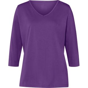 Unikleur Longsleeve - Paars - 100% Katoen
