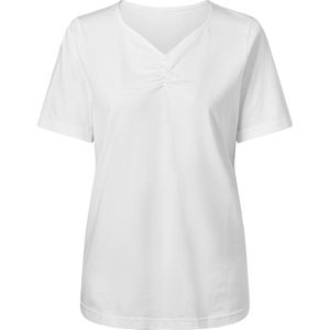 Dames Shirt met korte mouwen in wit