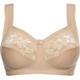 Miss Mary of Sweden Lovely Lace Support katoenen comfortbeha zonder beugel 110B Beige
