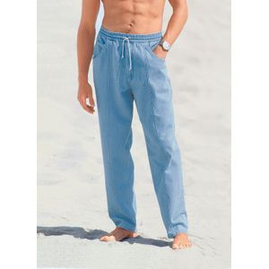 Heren Comfortbroek in blue-bleached