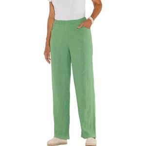 Stretchbroeken - Appel - 100% Katoen - Steekzakken - Comfortabele Taillehoogte