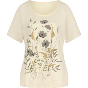 Dames T-shirt in champagne