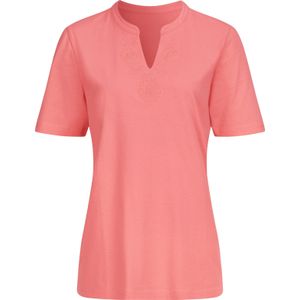 Dames Shirt met korte mouwen in flamingo