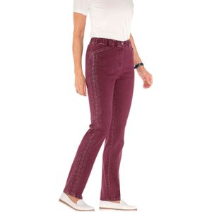 Dames jeans in bordeaux