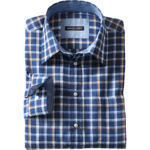 Heren - Overhemd - Ruitdessin - Zacht Flanel - Lange Mouw