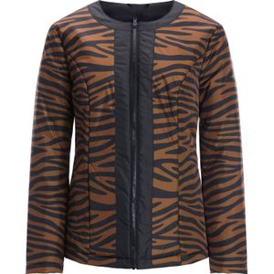 Dames Jack in cognac/zwart bedrukt