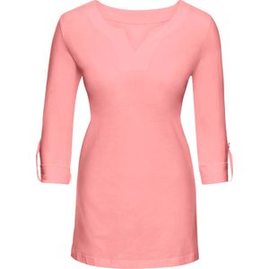 Dames Lang shirt in apricot