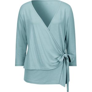 Dames Wikkelshirt in mint