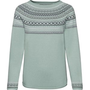 Classic - Noorse Trui - Mint - Gedessineerd - 100% Katoen