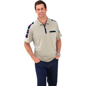 Heren Poloshirt met korte mouwen in beige