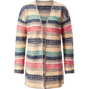 Vesten - Sesam/Abrikoos Gedessineerd - 100% Polyacryl